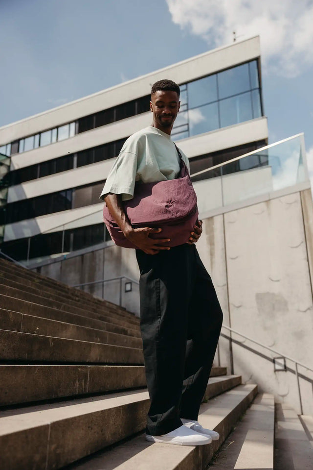 AADA - MOON BAG - PLUM