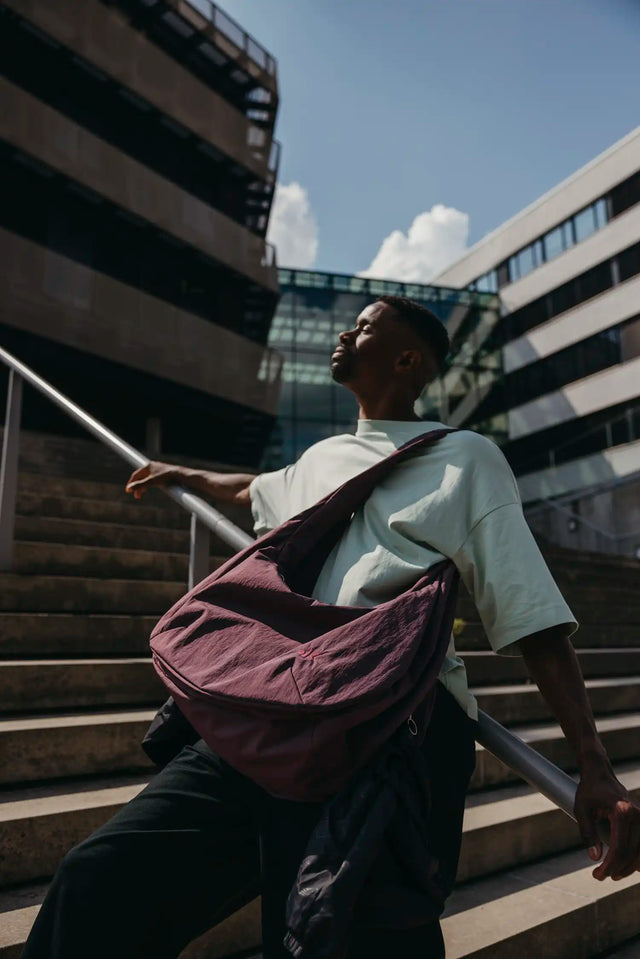 AADA - MOON BAG - PLUM