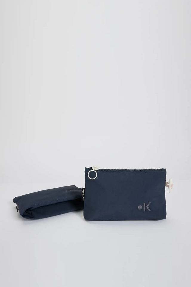 TUULA - POUCH - BLUEISH BLACK